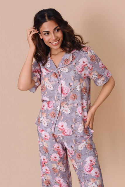 Violet Whisper Culotte Set